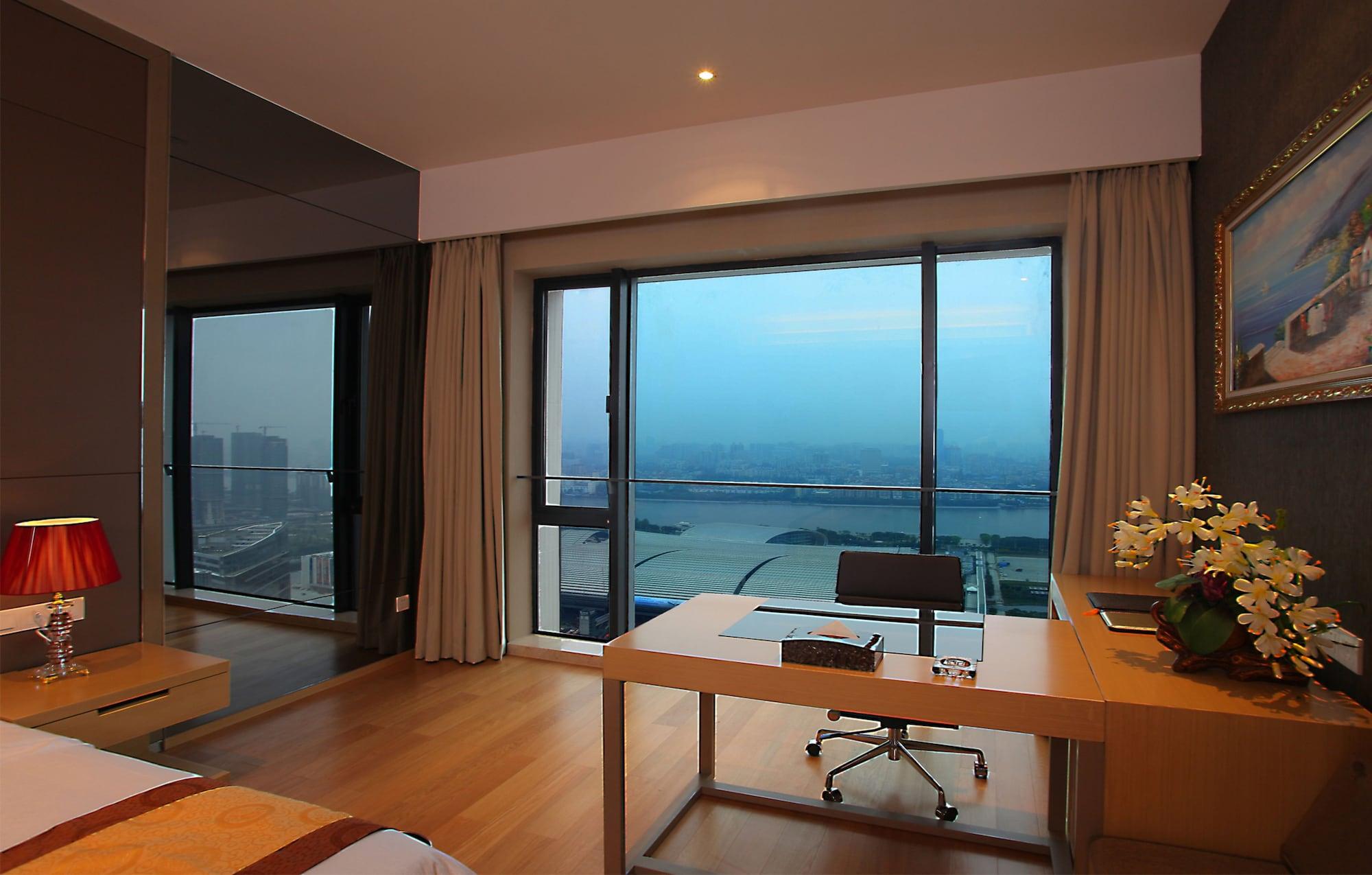 Guangzhou Heefun Apartment - Poly World Trading Center Shajing Eksteriør billede