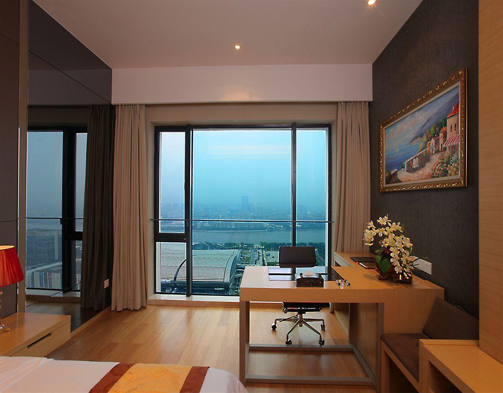 Guangzhou Heefun Apartment - Poly World Trading Center Shajing Eksteriør billede